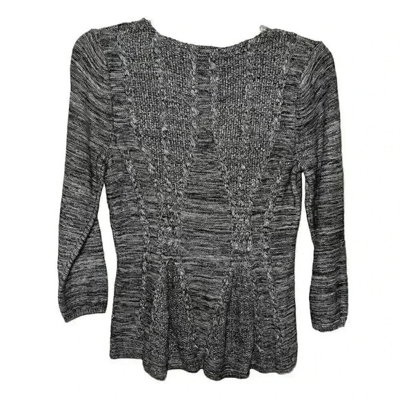 Cupio Sweater, Size XL Grey And Black NWT - Picture 2 of 7